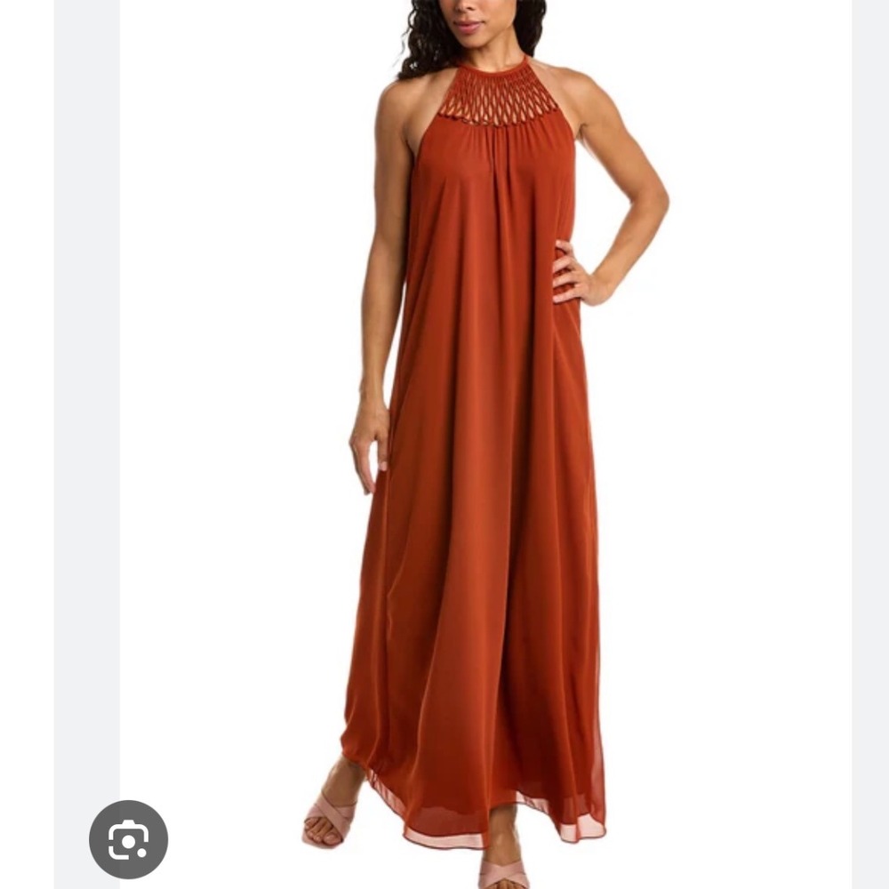 Trina Turk Hazel Maxi Dress‎ 12 party classic halter resort boho vacation